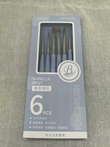 9pc nail art brush set-b